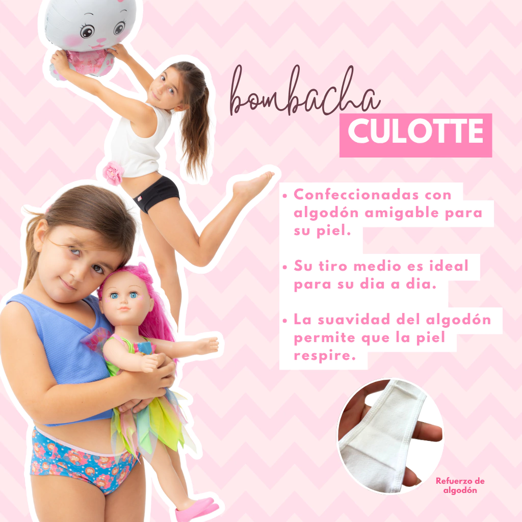 JUANITAS 301-82 Pack x4 Nena Culotte - Imagen 4