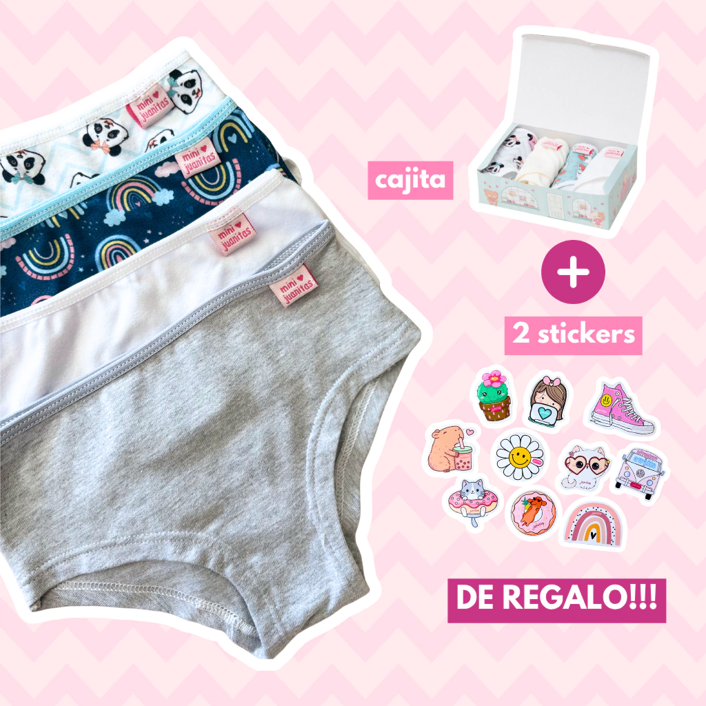 JUANITAS 301-82 Pack x4 Nena Culotte - Imagen 6
