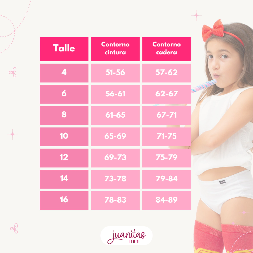 JUANITAS 301-82 Pack x4 Nena Culotte - Imagen 7