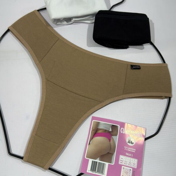 JUANITAS 101-23 PACK X3 CULOTTELESS CON REFUERZO
