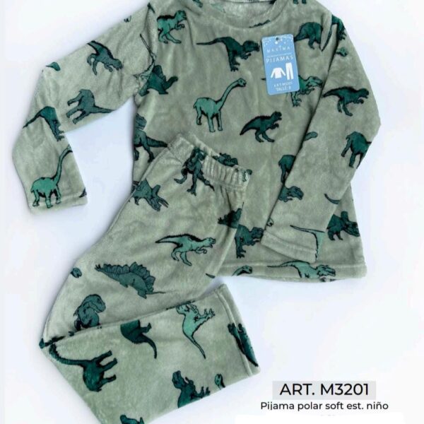 MAXIMA 3201 PIJAMA DE NIÑO ESTAMPADO POLAR SOFT