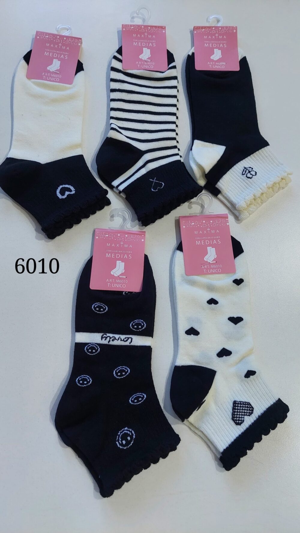 MAXIMA MEDIAS TOBILLERO BAJO DAMA X12