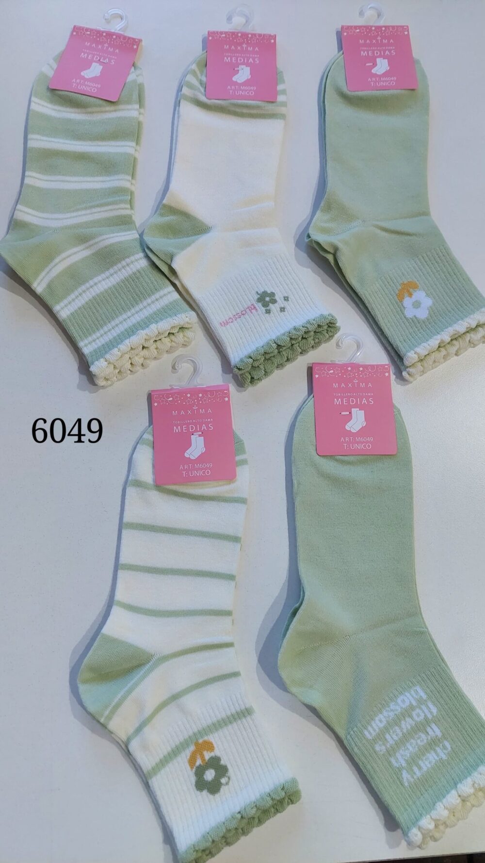 MAXIMA MEDIAS TOBILLERO ALTO DAMA X12