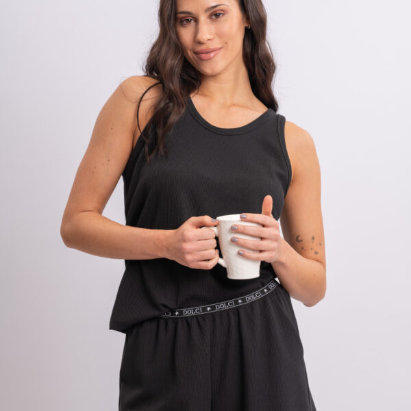 DOLCISIMA 1527 PIJAMA WAFLE CON CINTURA PERSONALIZADA