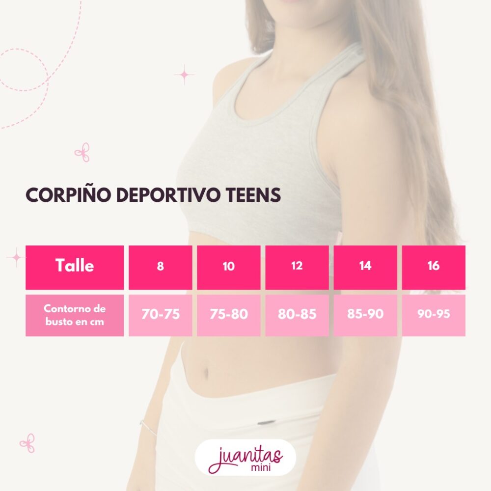 JUANITAS 101-75 CORPIÑO TOP DE NENA LISO - Imagen 6