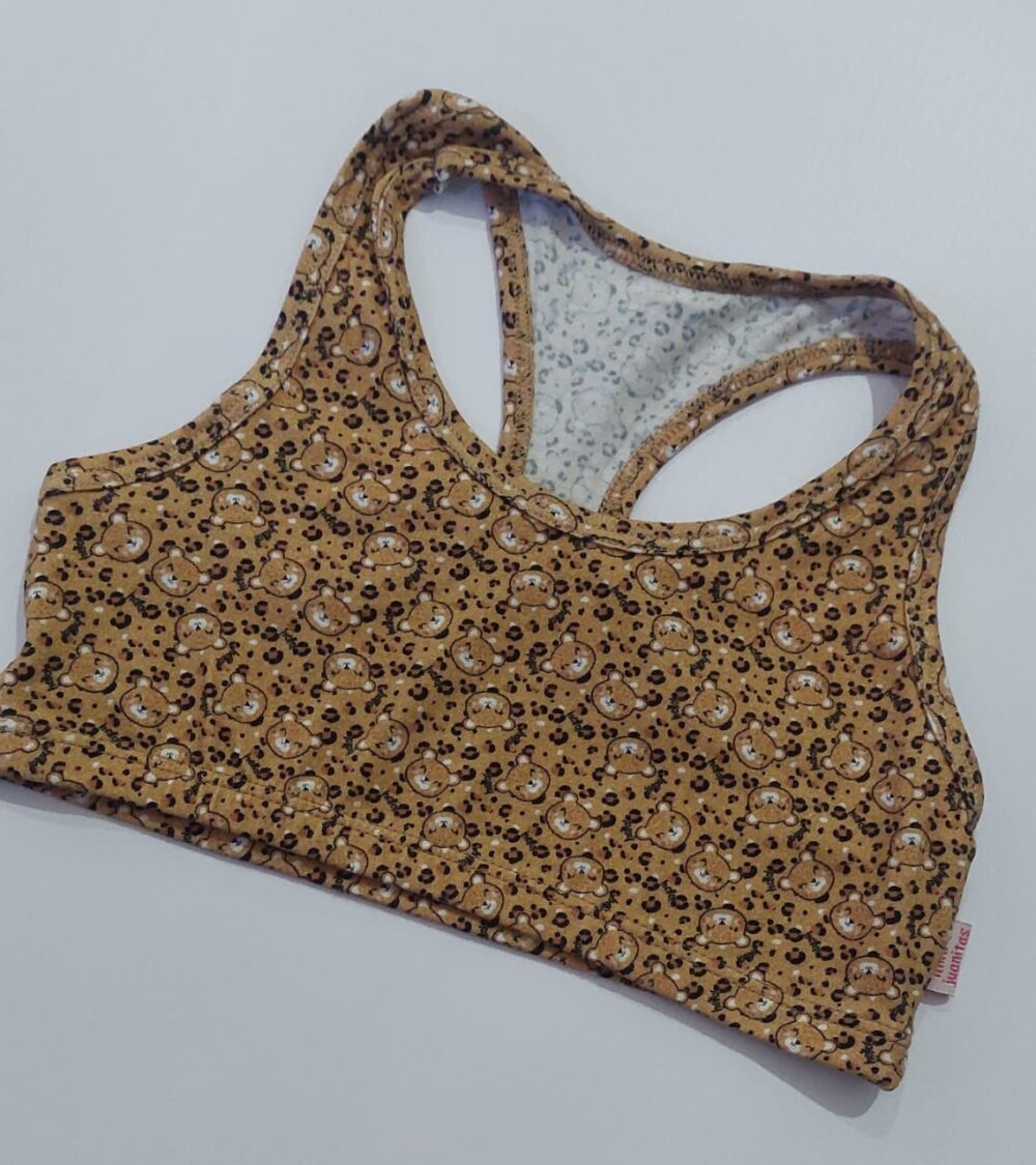 JUANITAS 301-75 CORPIÑO TOP DE NENA ESTAMPADO - Imagen 2