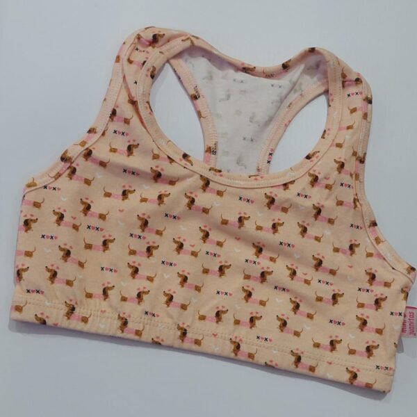 JUANITAS 301-75 CORPIÑO TOP DE NENA ESTAMPADO