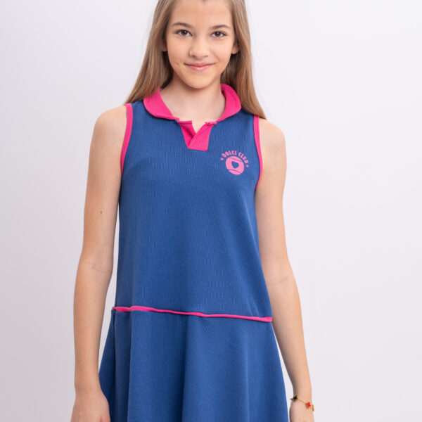 DOLCISIMA 1540NL CAMISON TENIS WAFLE CON CUELLO Y VIVOS A CONTRATONO NIÑA