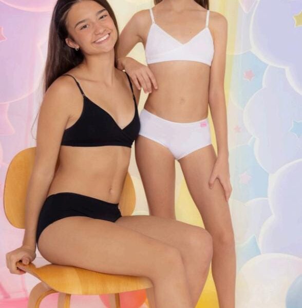 MAREY 500 CONJ. CRUZADO DE ALGODON Y LYCRA CON CULOTTE