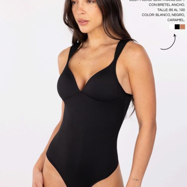 ANDRESSA A0548 BODY TRIANGULO SOFT DE MICROFIBRA