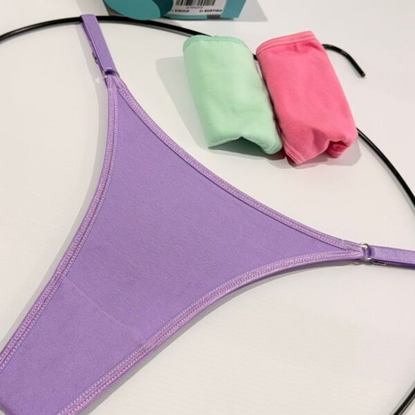 VINTAGE 4474 PACK X3 LESS REGULABLE DE ALGODON Y LYCRA TALLE UNICO