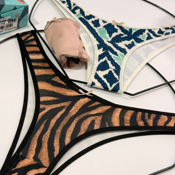 VINTAGE 3017 PACK X3 VEDETINA DE MICROFIBRA ESTAMPADA TALLE UNICO