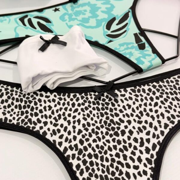 VINTAGE 5073 CULOTTELESS ALGODON Y LUCRA CINTURA C/ PUNTILLA TALLE UNICO