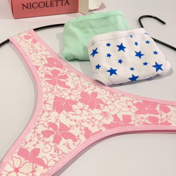 NICOLETA 2500 LESS DE ALGODON Y LYCRA ESTAMPADA