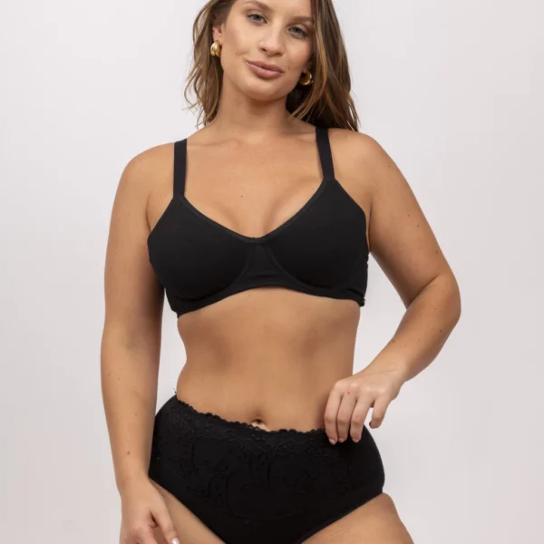 DOLCISIMA 940-03B BOMBACHA ALTA ALGODON Y LYCRA CON PUNTILLA