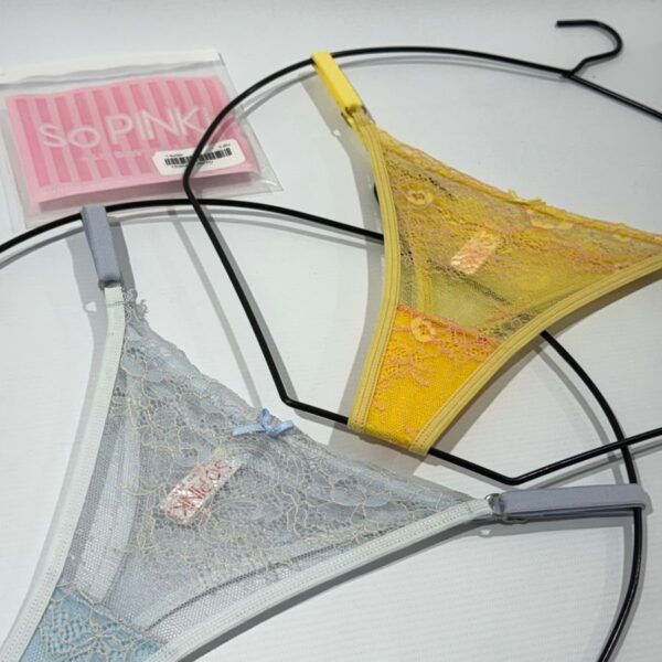 SO PINK #13304 PACK X2 LESS REGULABLE DE PUNTILLA - Talle unico