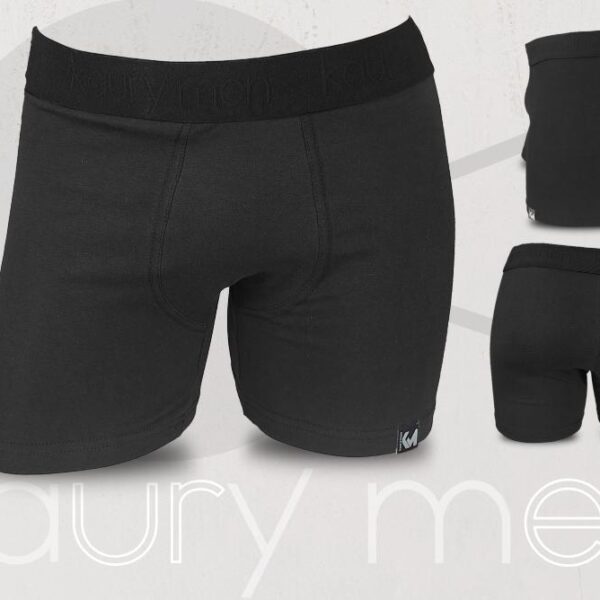 KAURY MEN K45 BOXER DE ALGODON LISO Y GRIFA PERSONALIZADA