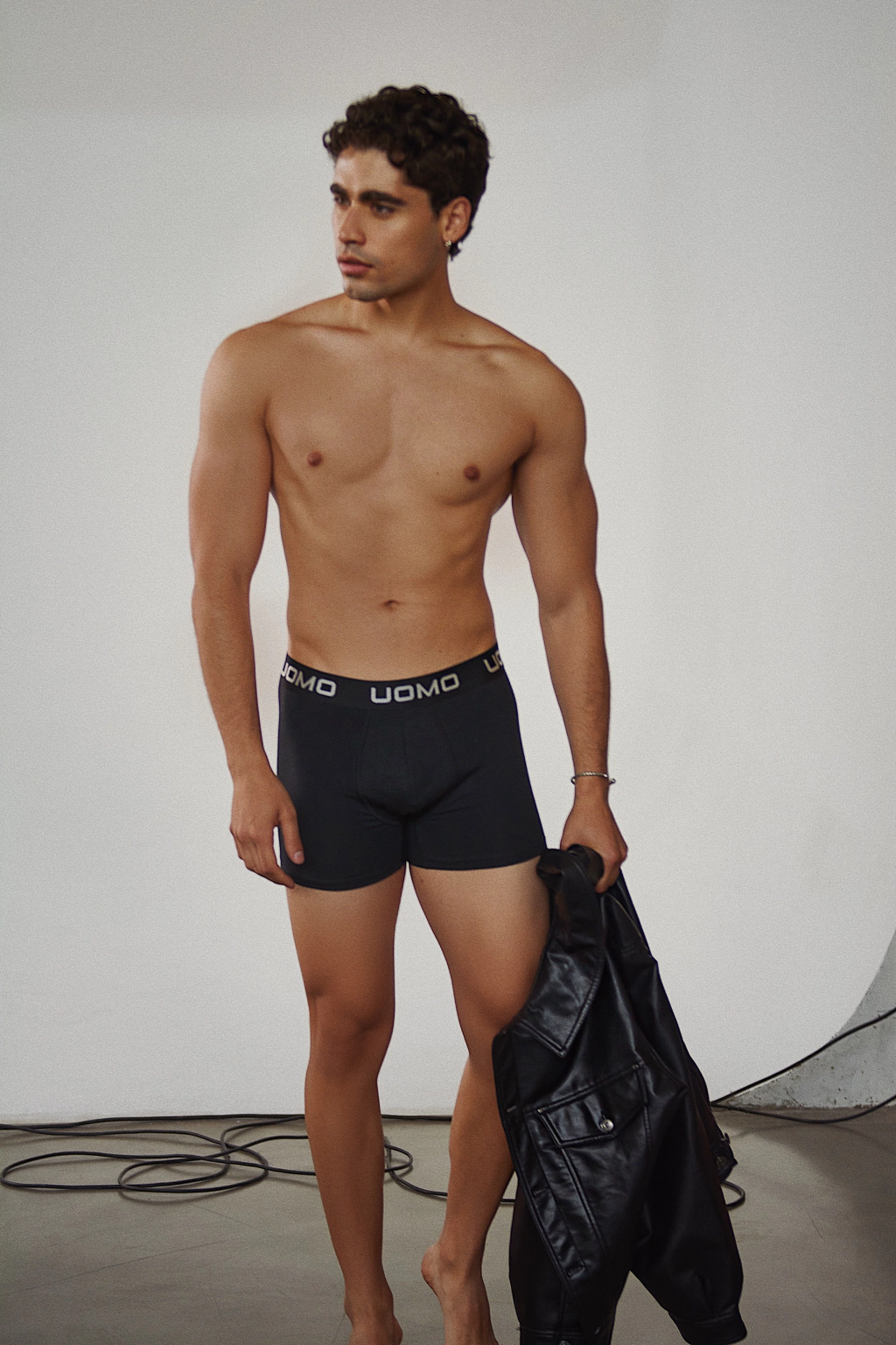 UOMO BA174 BOXER DE ALGODON C/LYCRA ELASTICO UOMO - Imagen 4