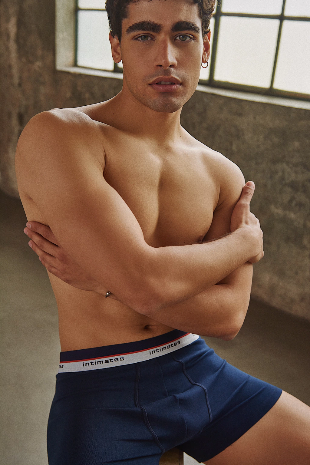 UOMO BA171 BOXER DE ALGODON C/LYCRA ELASTICO INTIMATE