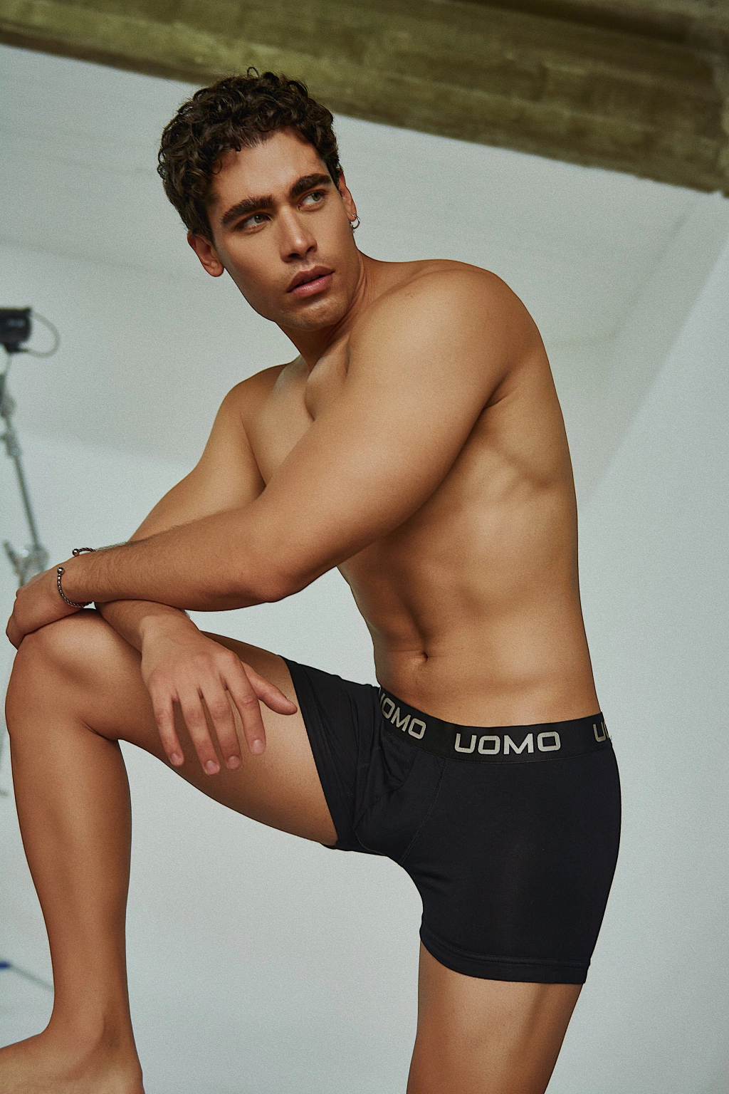 UOMO BA174 BOXER DE ALGODON C/LYCRA ELASTICO UOMO - Imagen 3