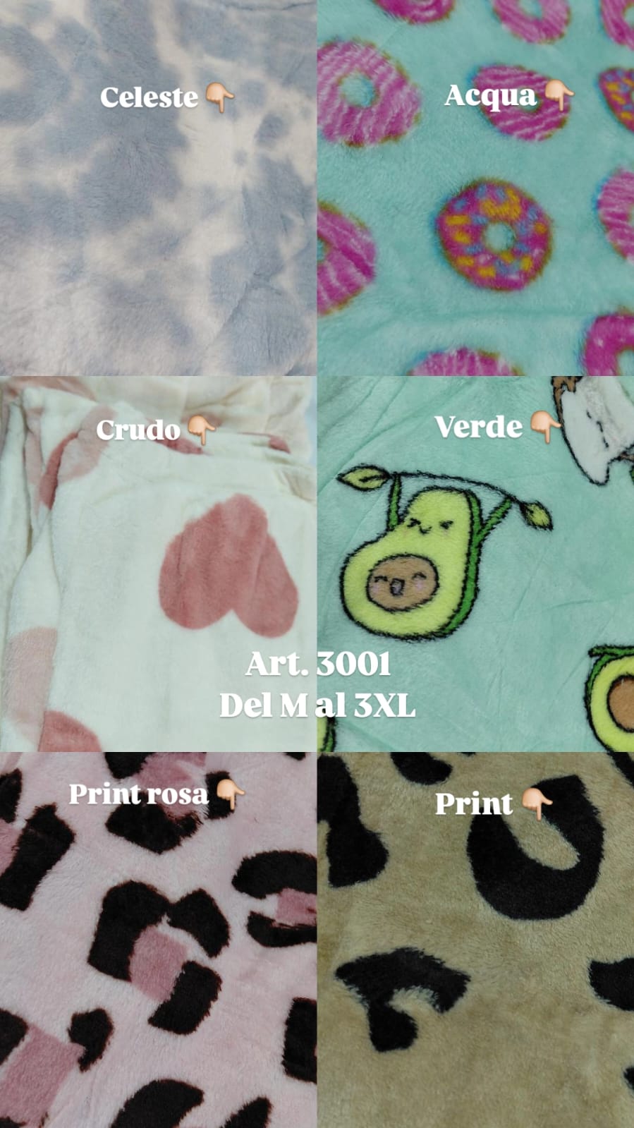 MAXIMA 3001 PIJAMA POLAR SOFT DAMA ESTAMPADO - Talles 2XL y 3XL - Imagen 3