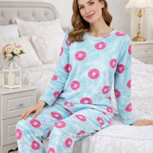 MAXIMA 3001 PIJAMA POLAR SOFT DAMA ESTAMPADO - Talles M al XL