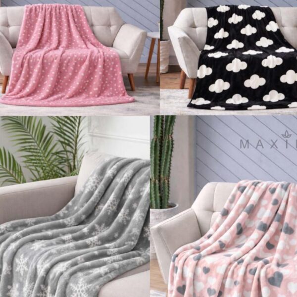 MAXIMA 3021 MANTA POLAR SOFT ESTAMPADA - 100X130CM