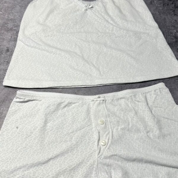 LODY 5367 CONJUNTO MESH CON PUNTILLA ANGOSTA MUSCULOSA Y BOYSHORT