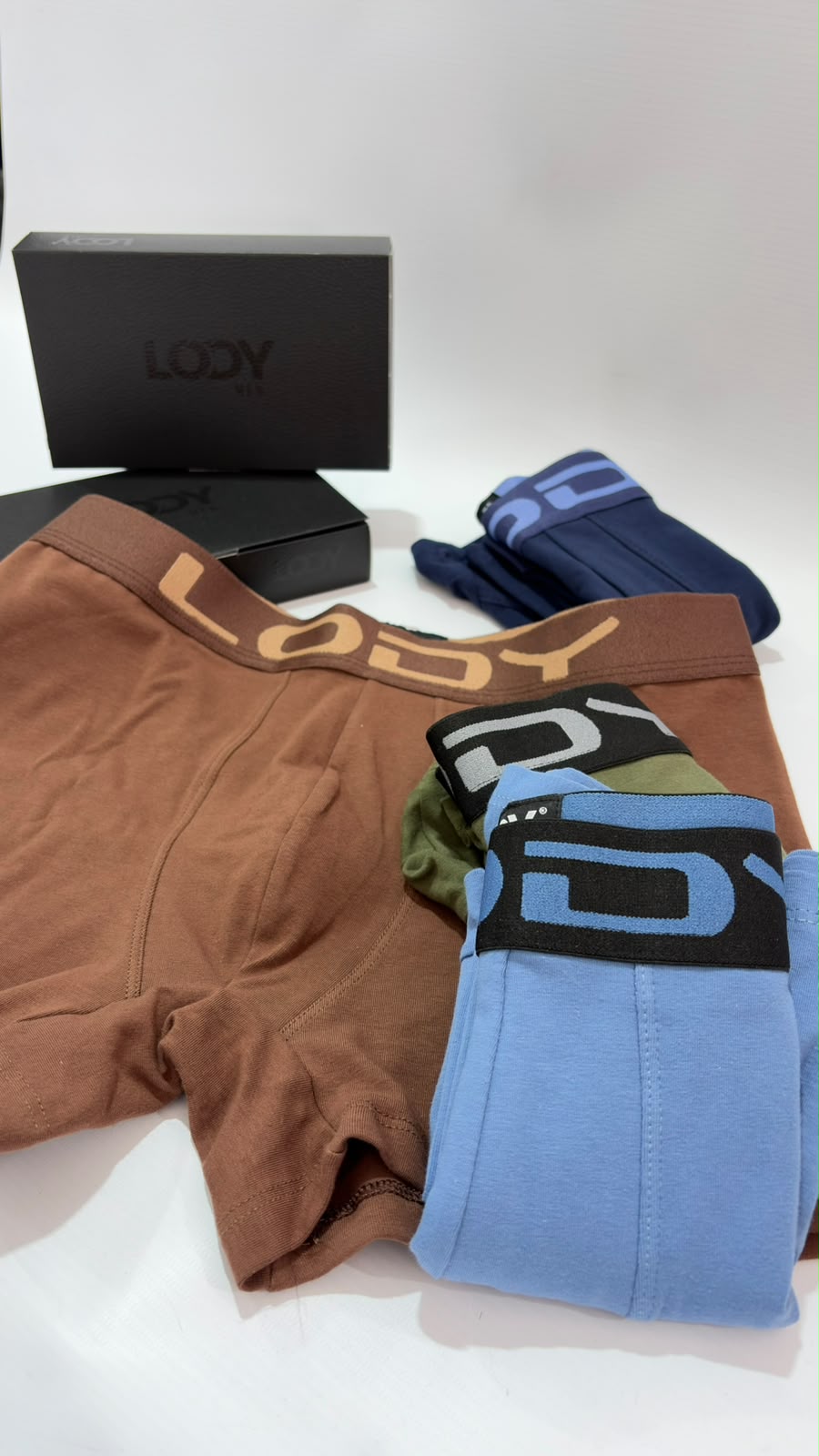 LODY MEN 742 BOXER DE ALGODON C/ LYCRA LISO (Talles 1 al 4) - Imagen 6