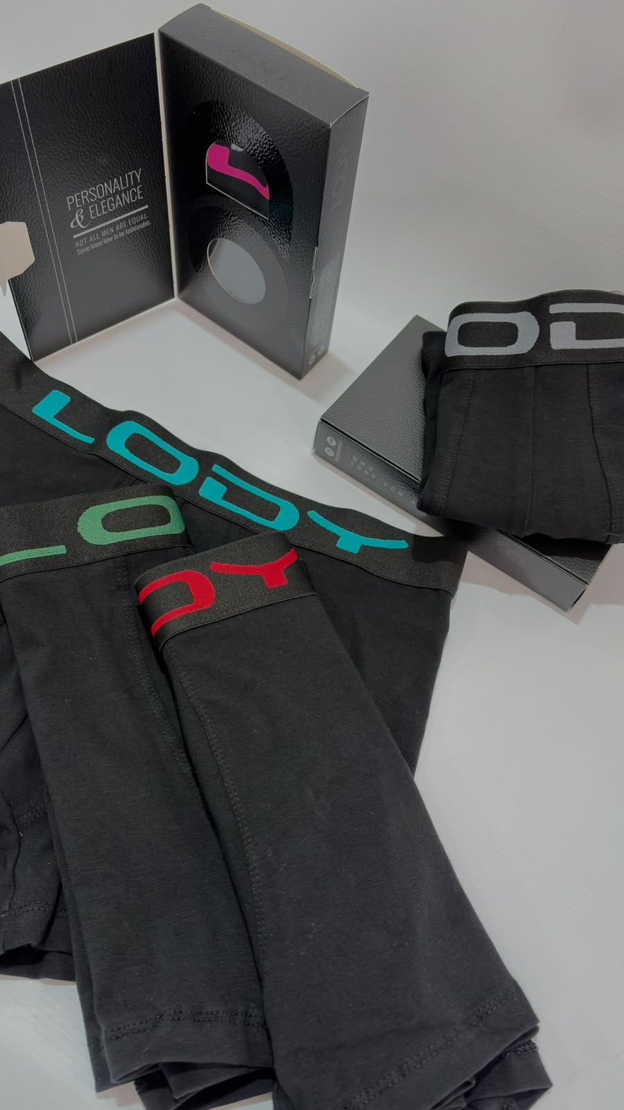 LODY MEN 742 BOXER DE ALGODON C/ LYCRA LISO (Talles 1 al 4) - Imagen 4