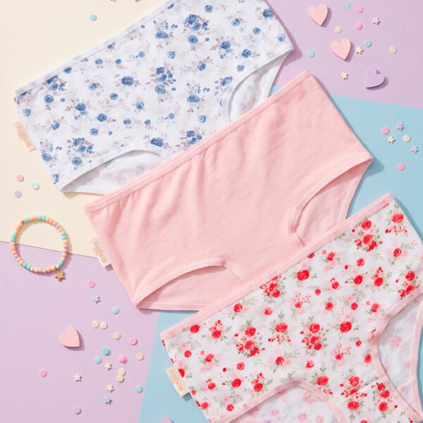 FRASHE KIDS 9015 PACK X3 DE BOMBACHA DE NENA ESTAMPA LIBERTY