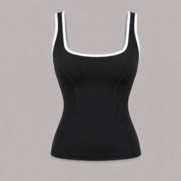 ANDRESSA ACTIVE AC249 MUSCULOSA FORRADA CON VIVOS Y RECORTES