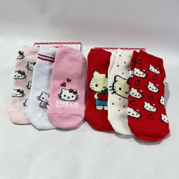ELEMENTO 6003 BOX X3 HELLO KITTY DE DAMA - Talle único 36 al 40